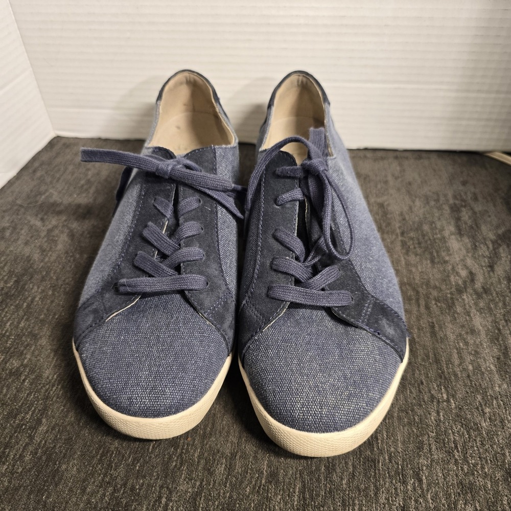 Dansko Women's Olisa DENIM Lace up Canvas Sneakers Shoes Size 42 USA (11)